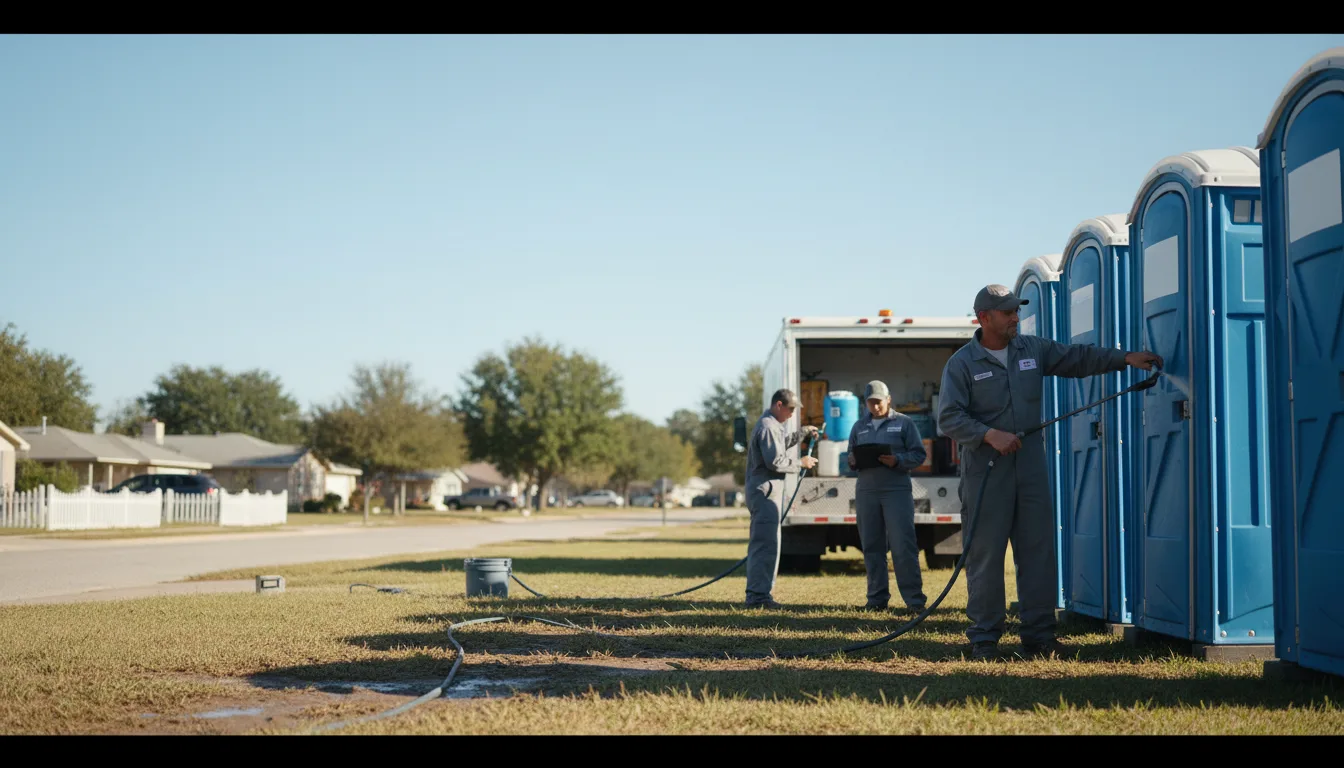 Long-Term Portable Toilet Rental in Cambria, IL near me